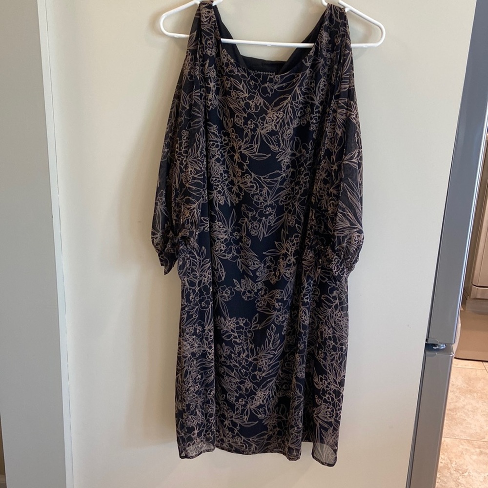 Connected Apparel Off-The-Shoulder Dress